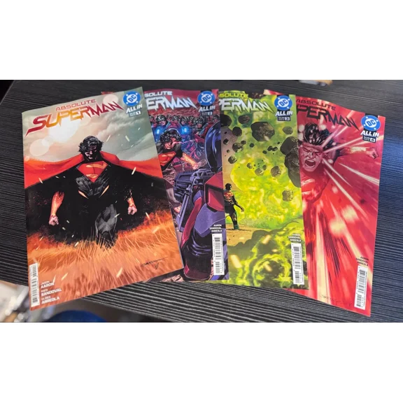 Absolute SUPERMAN #1 #2 #3 #4 Bundle (RP) DC Comics Cover A