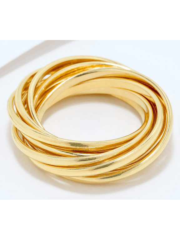 9-Row Rolling Ring Size 8