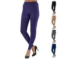 thumbnail image 1 of Absolute Support Compression Leggings for Swollen Veins 20-30mmHg - Purple, X-Large, 1 of 8