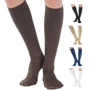 Absolute Support Women and Men Compression Socks 20-30mmHg Edema - Brown, Small