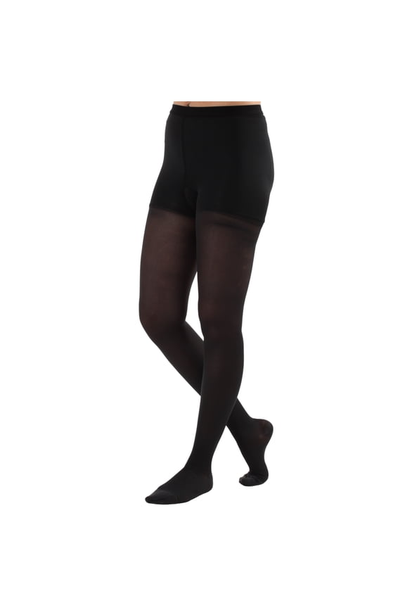 Plus Size Compression Pantyhose for Women 20-30mmHg - Black, 2XL
