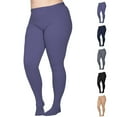 thumbnail image 1 of Absolute Support Women's Opaque Compression Pantyhose 20-30mmHg Purple, X-Large, 1 of 9
