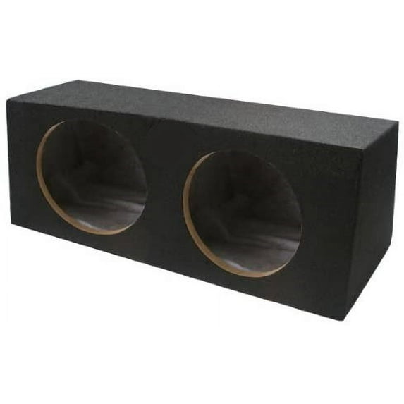 Absolute U.S.A MDHF12 12" Dual Universal Sealed Enclosure Box with Angled Hatchback