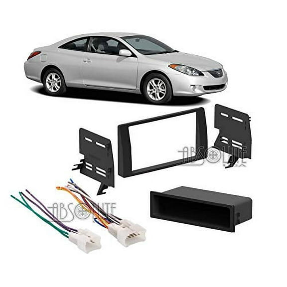Absolute USA ABS99-8231 Fits Toyota Camry 2002-2006 Multi DIN Stereo Harness Radio Install Dash Kit Package