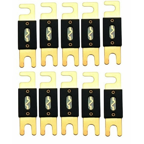 Absolute USA ANL300-10 10 Pack ANL 300 Amp Gold Plated Fuse