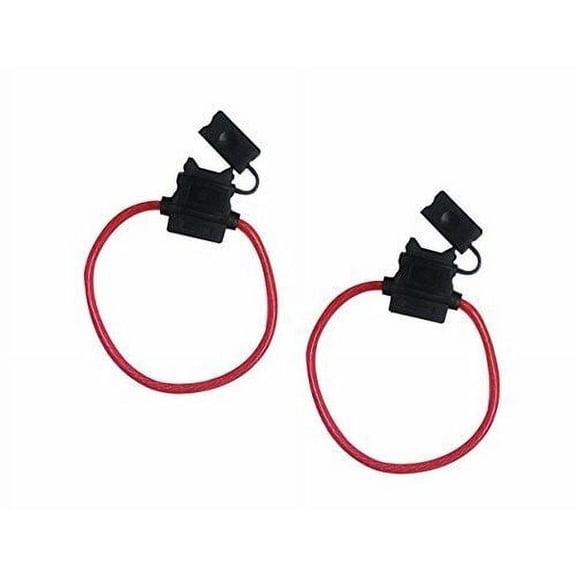 Absolute USA ATCFH8-2 Pair In-Line ATC Water-Resistant Fuse Holder 8 AWG