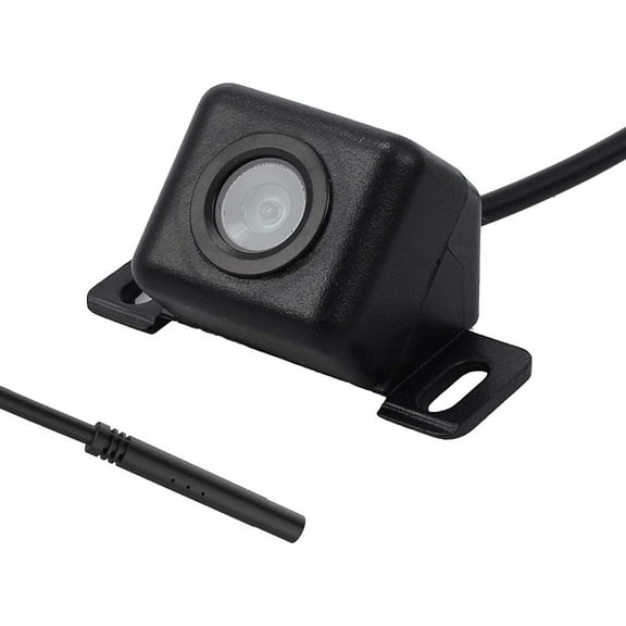 Absolute USA CAM104 Backup Camera License Plate HD Night Vision Rear View 170 Angle Waterproof Compatible with Alpine Car Radio