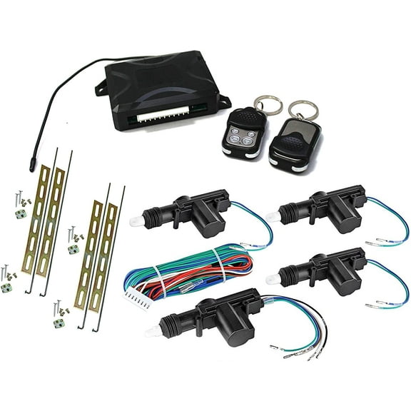 Absolute USA CDLA-500 4 Door power Central lock kit car remote control conversion w/ 2 keyless entry