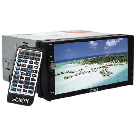 Absolute DD-3000 7" Double Din Multimedia DVD Player Receiver