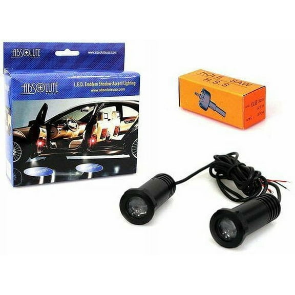 Absolute USA GSLABSOLUTE Car Logo LED Ghost Shadow Laser Door Projector
