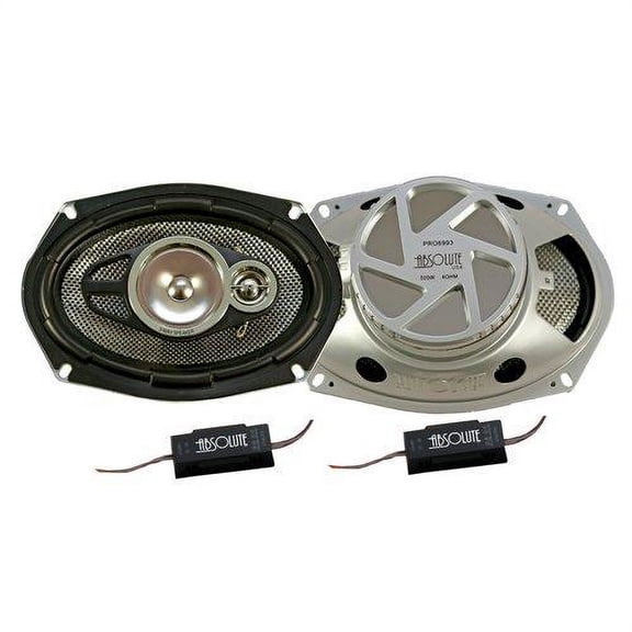 Absolute USA PRO6993 5x9"6-Inch x 9-Inch 3-Way 500-Watts Max Total with Dome Tweeter