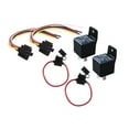 thumbnail image 1 of Absolute USA RLS125-2 + SRS105-2 + FATC-22 In-line ATC Fuse Holder, 2 Bosch / Tyco Style 5 Pin Relay RLS125 12 VCD Automotive Relay SPDT 30/40A and 2 SRS105 12 VDC 5-Pin Relay Socket, 1 of 1