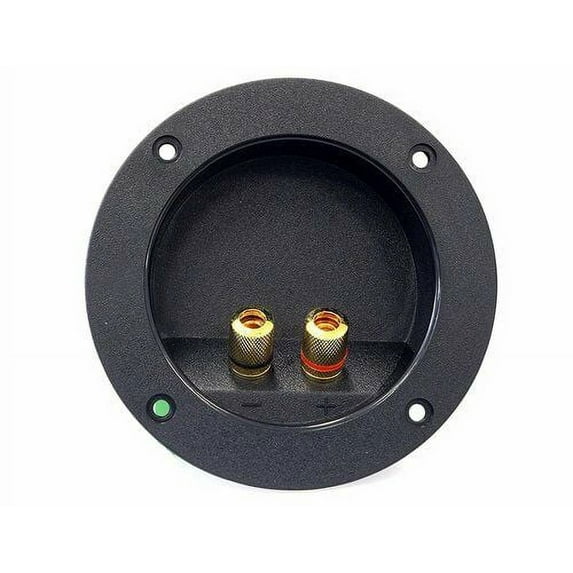 Absolute USA RST-400 4-Inch Round Gold Twist Banana Jacks