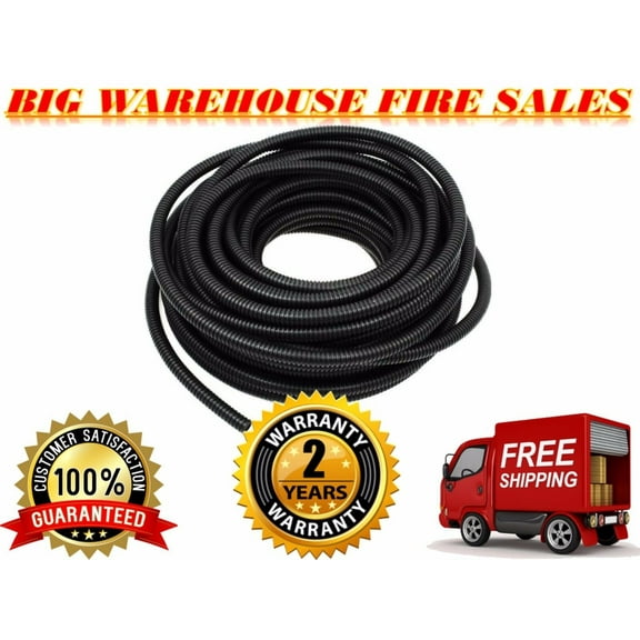 Absolute USA SLT14 1/4-Inch x 100-Feet Split Loom Tube Standard Packaging Marine