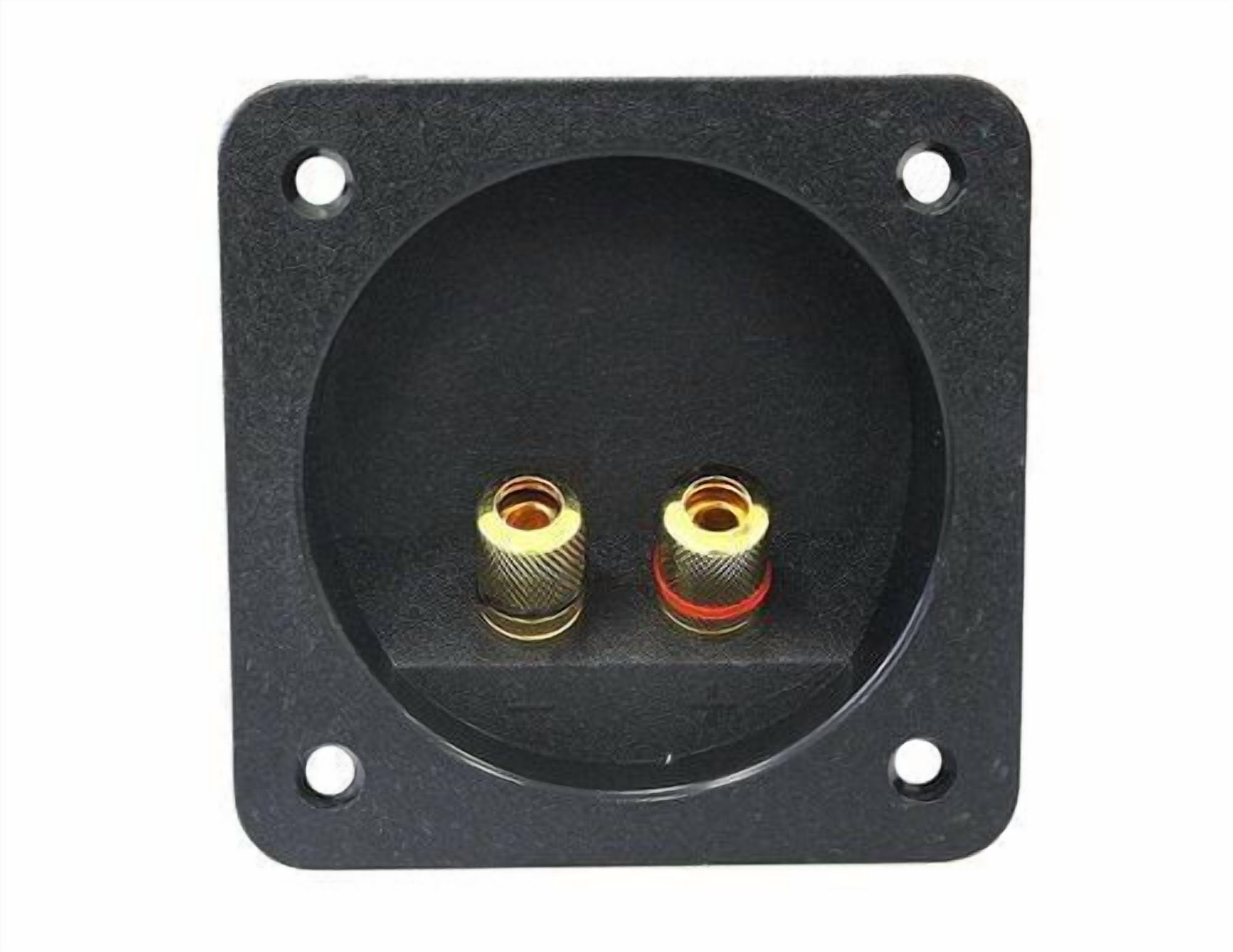 Absolute USA SST-300 3-Inch Square Gold Twist Banana Jacks Double ...