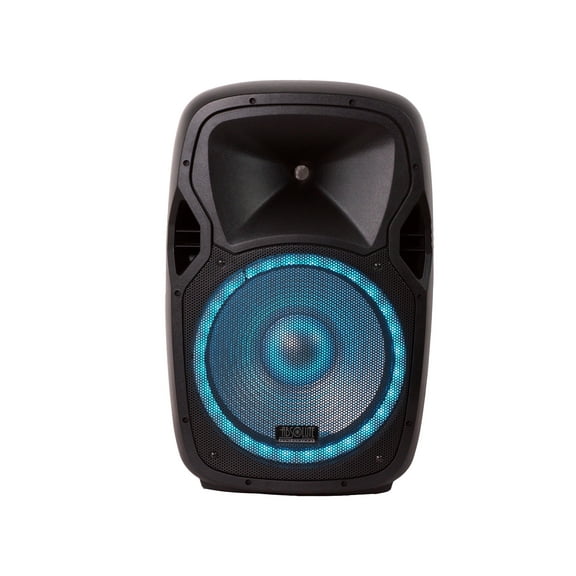 Absolute USA USPROBAT15 Portable Bluetooth Loud Speaker 15 inch 3500W and 2 Wireless Microphone