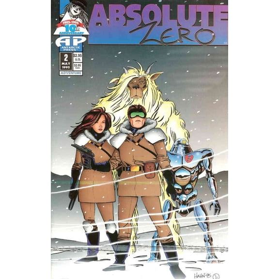 Absolute Zero #2 VF ; Antarctic Comic Book