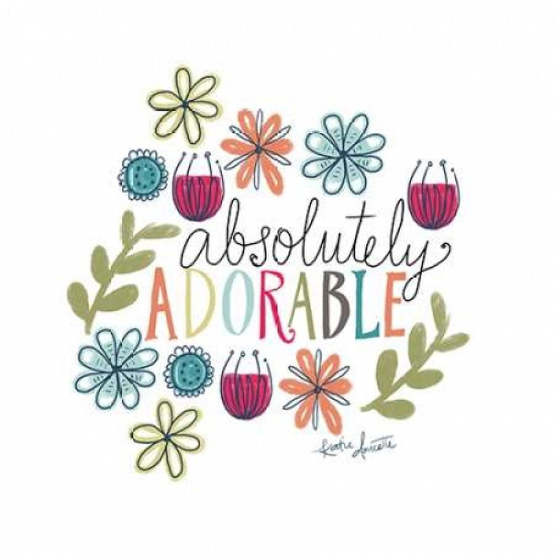 Absolutely Adorable Canvas Art - Katie Doucette (24 x 24)