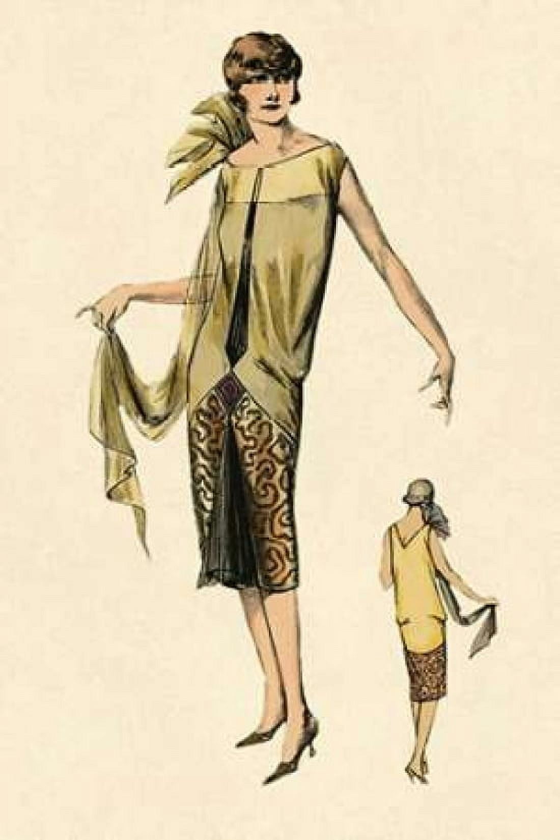 Absolutely Beautiful Canvas Art - Vintage Fashion (24 x 36)