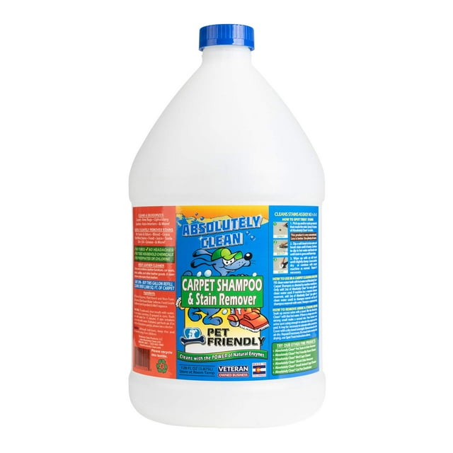 Absolutely Clean Amazing Carpet Shampoo for Pets Natural Enzymes