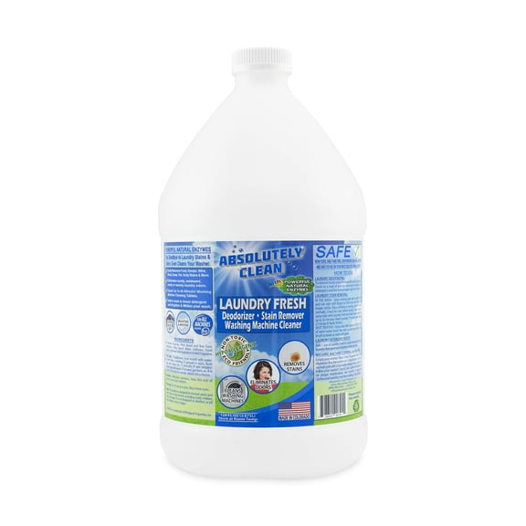 Absolutely Clean Amazing Laundry detergent liquid Stain and Odor Remover, Naturally Based Formula (USA Made)