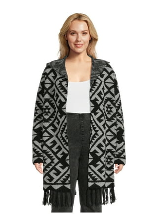 Bkolouuoe Womens Mid Length FurBall Fringe Shawl Sweater Fashion Knit  Jacket Juniors Jacket Warm Sweater Coat Cardigan for Women Cotton 