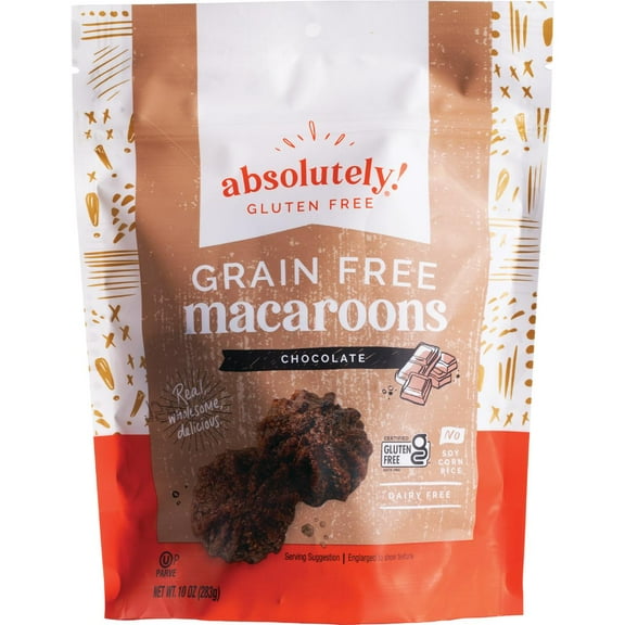Absolutely Gluten Free Chocolate Macaroons, 10 Oz