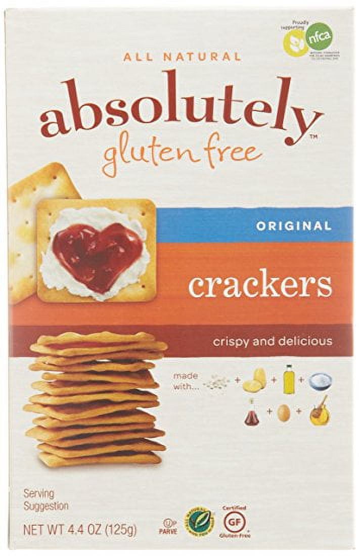 Absolutely Gluten Free Crackers - Original - Case of 12 - 4.4 oz.
