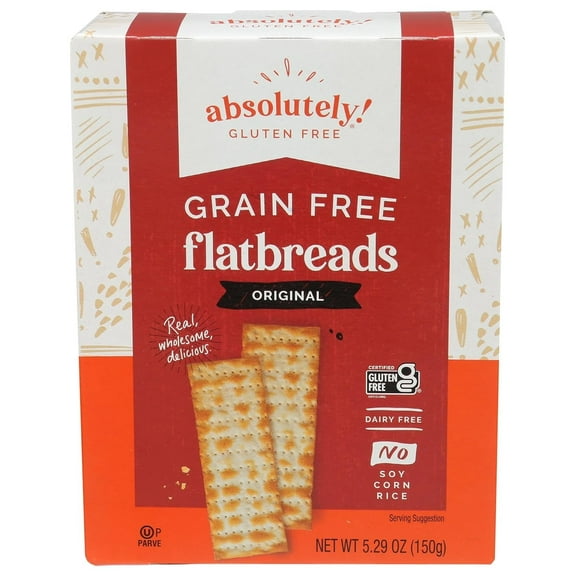 Absolutely Gluten Free Flatbread, Original, 5.29-Ounce