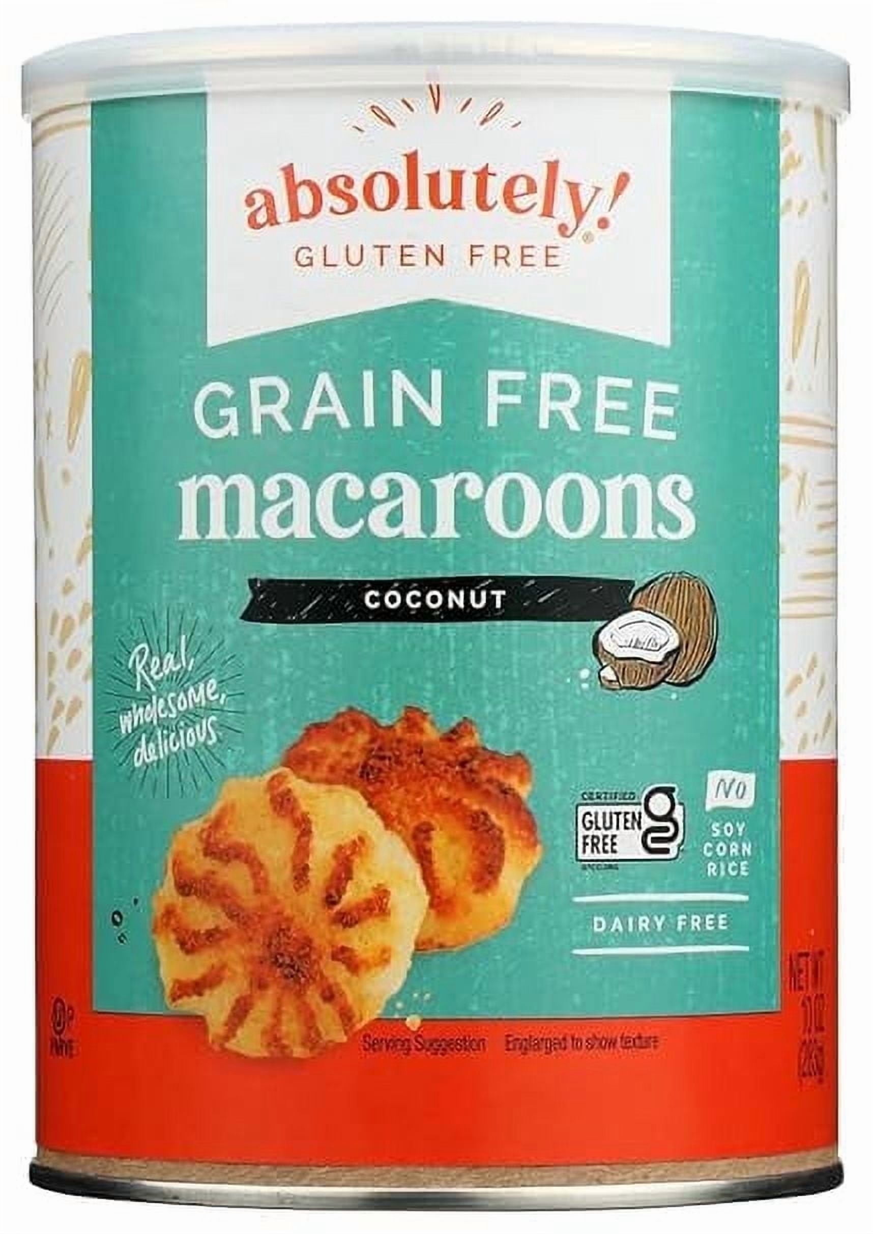 Absolutely Gluten Free Grain Free Macaroons Coconut - 10 oz