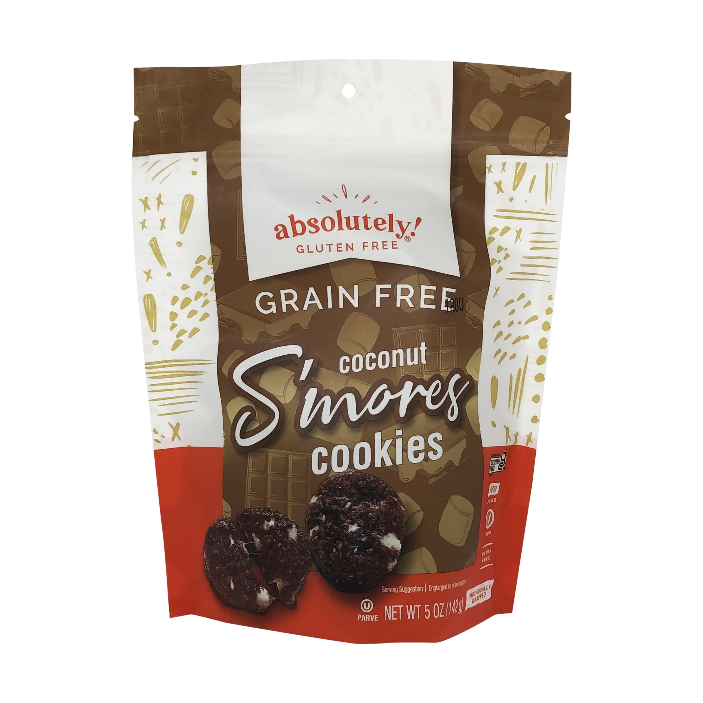 Absolutely Gluten Free Smores ZS23 Coconut Cookies, 5.25 OZ