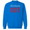 thumbnail image 1 of Absolutely Not Humor Graphic Royal Men's Crewneck Sweatshirt, 1 of 1