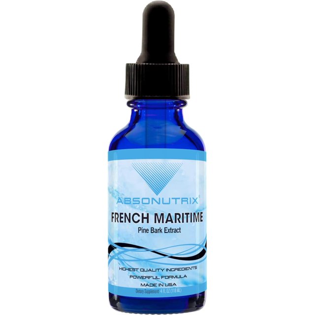 Absonutrix French Maritime Pine Bark Extract 590 mg, 4 Fl Oz drops