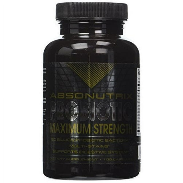 Absonutrix Probiotic Maximum Strength 50 Billion Per Capsule Multi-Strain - 100 Capsules