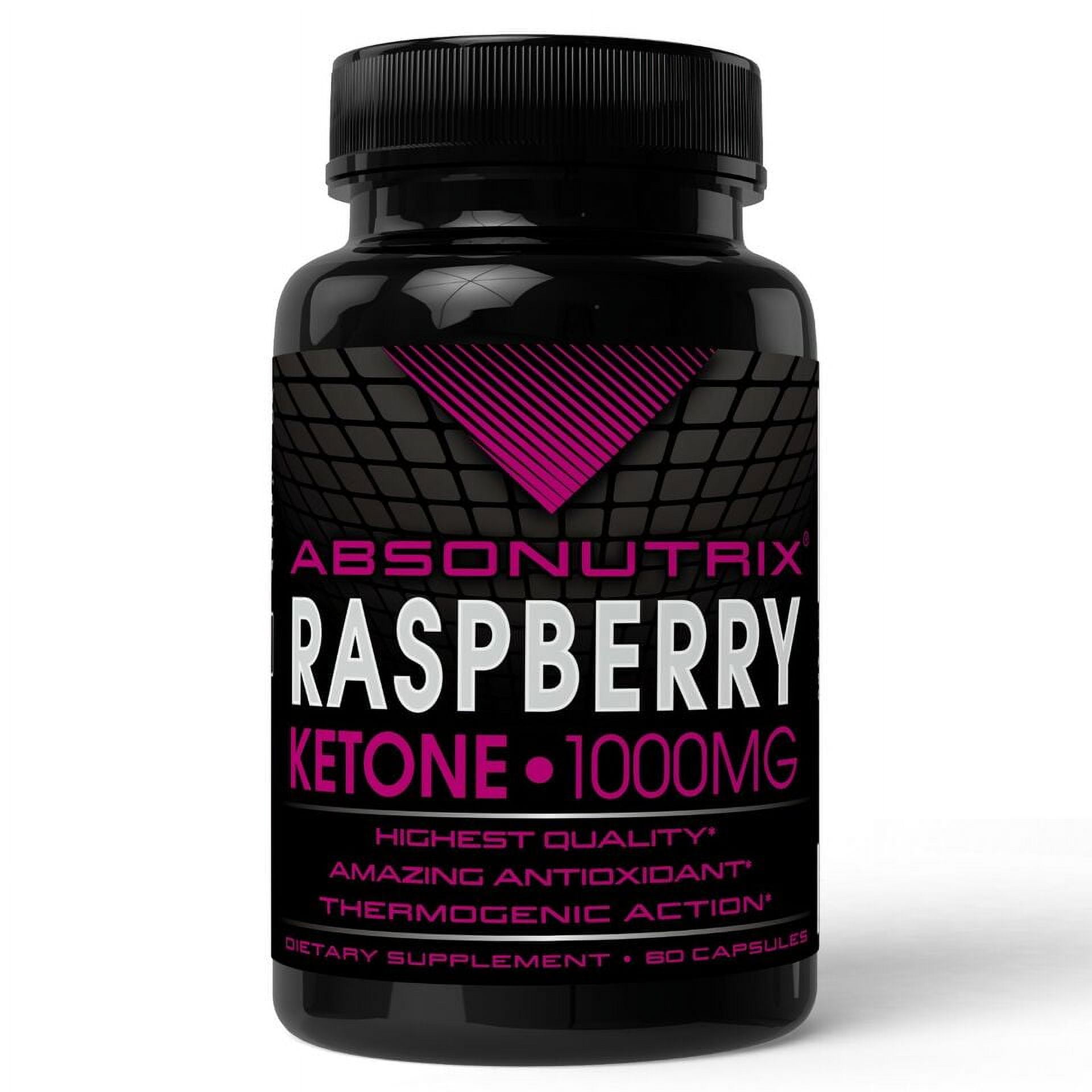 Absonutrix Raspberry Ketone 1000 mg 60 Veg Caps helps burn fat weight management