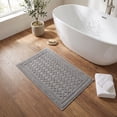thumbnail image 1 of Absorbent Bath Mat, Non Slip Quick Dry Bathroom Rug, Washable Cotton Floor Mat for Shower, Entryway, Kitchen and Bedroom, 1 of 8