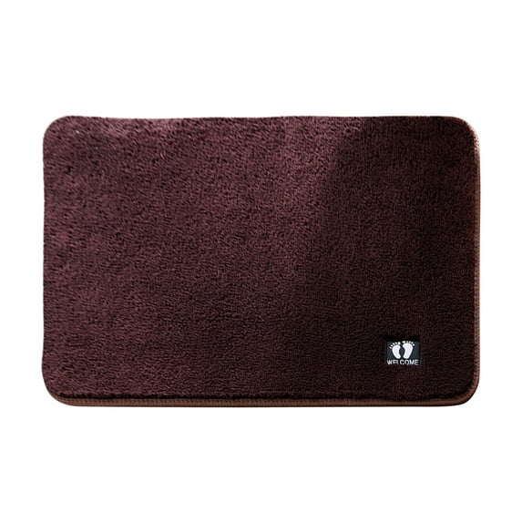 Absorbent Bathroom Floor Mat | Non-Slip Shower Rug | Quick-Dry Toilet Door Mat | Machine Washable Bath Mat for Dorm, Home & Kitchen - 17" x 24"