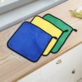 thumbnail image 1 of Absorbent Coral Fleece Cleaning Towels Thick Microfiber Lint Free Reusable Dish Cloths Rags for Kitchen Car Home, 1 of 9