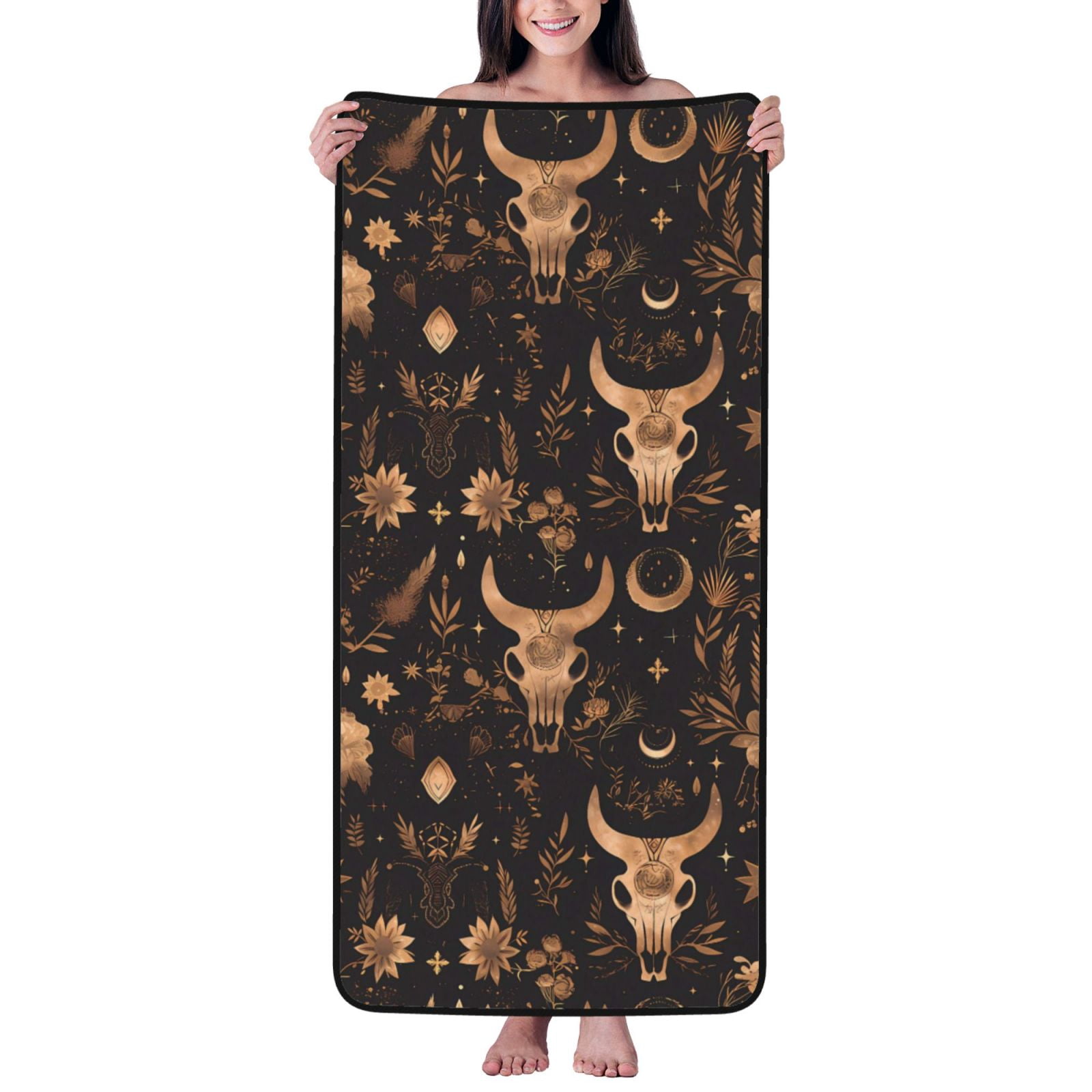Absorbent Coral Velvet Towel 27x55in Light Soft And Fluffy Wool Circle ...