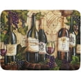 thumbnail image 1 of Absorbent Dish Drying Mat for Kitchen Counter 18x24 Inch Wine Dish Drying Mat Microfiber Red Wine Glass Dish Mat Drainer Rack Mats Fast Dry Bottles Dish Dry Pad Protector Kitchen Accessories, 1 of 6
