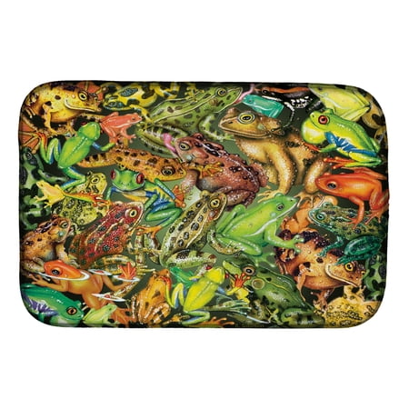 Frogs Dish Drying Mat