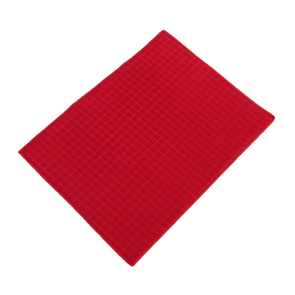 Absorbent Dish Drying Rack Pads Towel Towels Micro Fiber Microfiber Cloth Cleaning Miniature Red