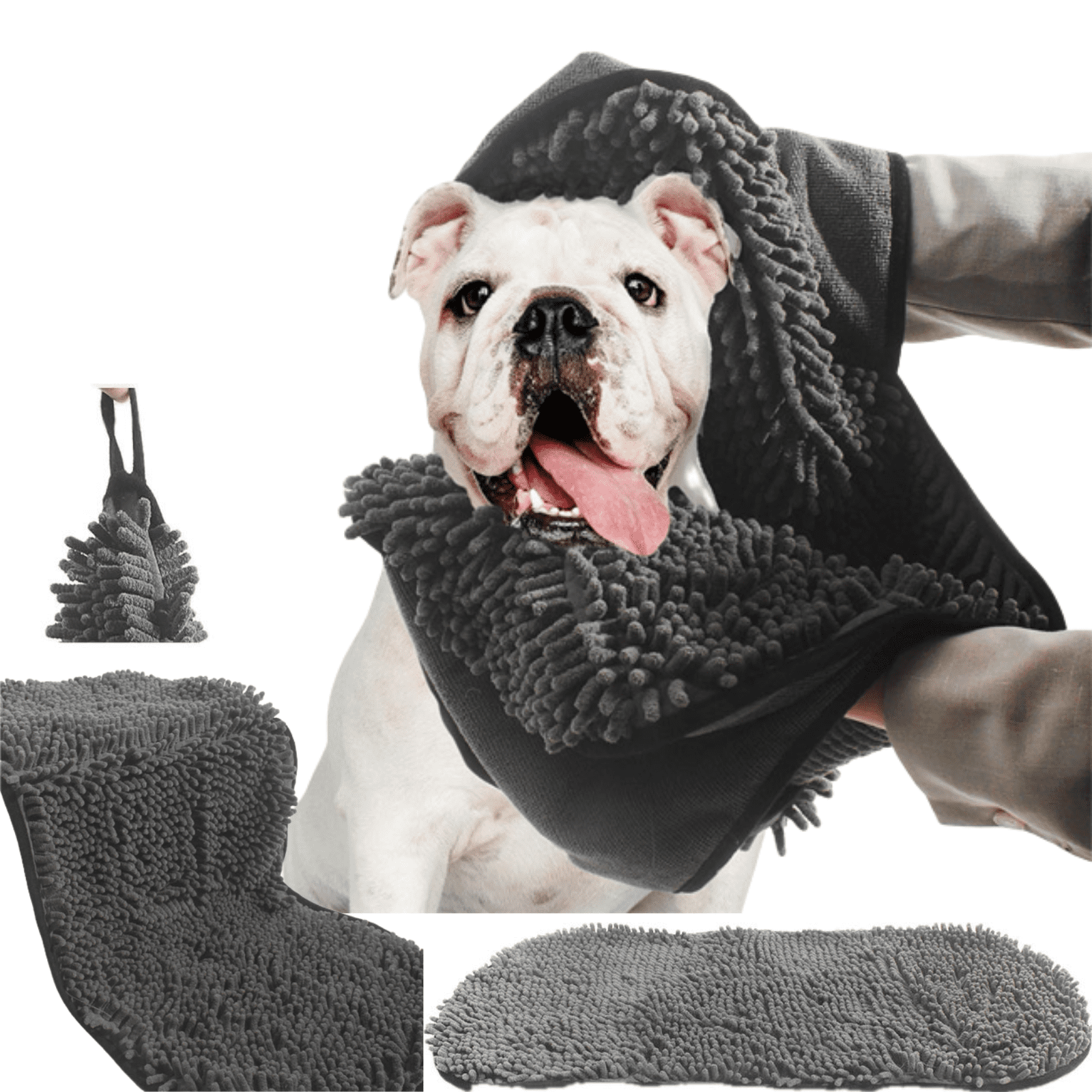 Absorbent Dog Towel, Extra Large (35"x15") Quick Drying Dog Bath Towel