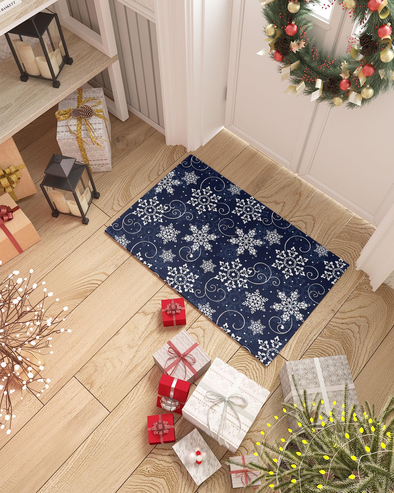 Absorbent Door Mat, Non Slip Floor Mats LowProfile Small Rugs for