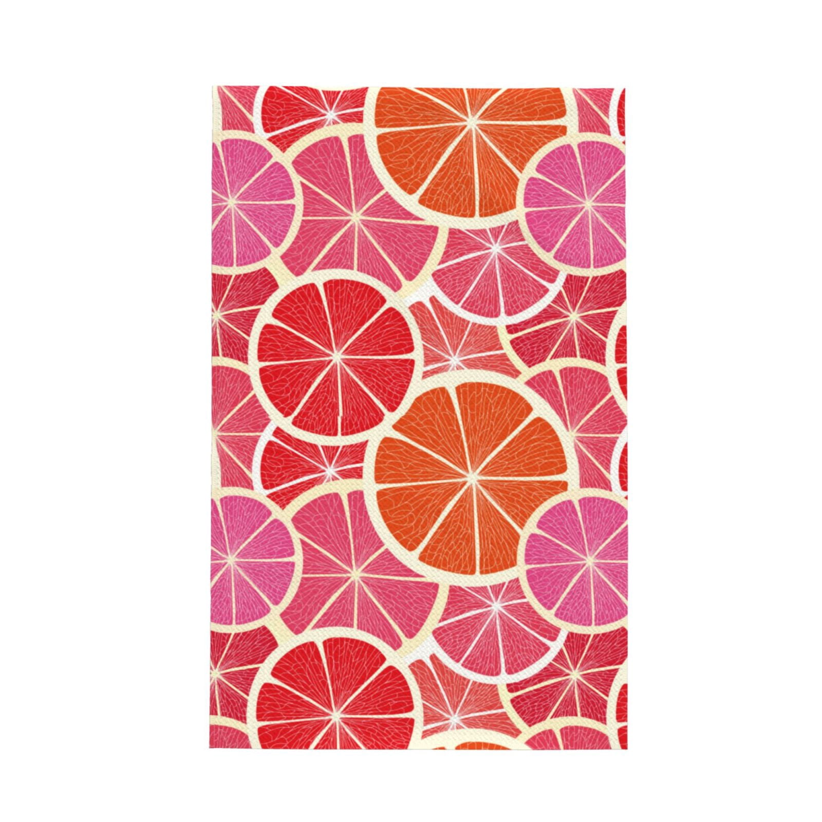 Absorbent Kitchen Towels, Colorful Orange Quick Drying Dish Towels for ...