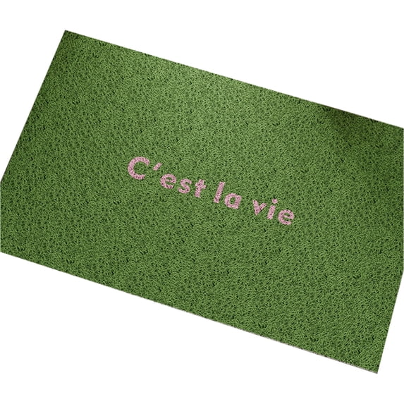 Absorbent Loop Pile Floor Mats Slip Resistant Base For Entrance Hallway Machine Washable Long Time Use