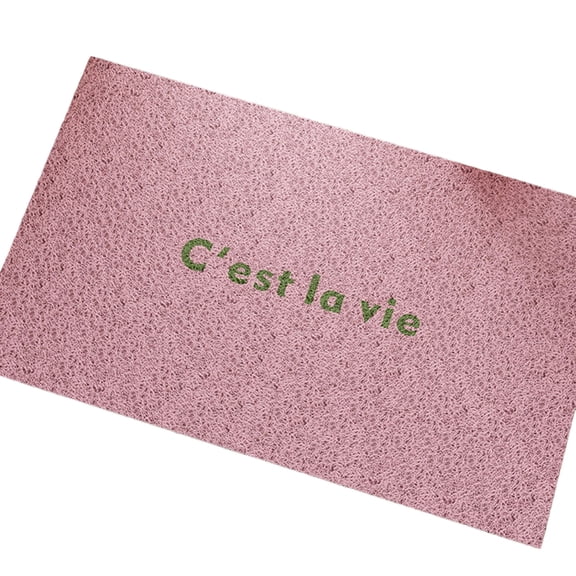 Absorbent Loop Pile Floor Mats Slip Resistant Base For Entrance Hallway Machine Washable Long Time Use