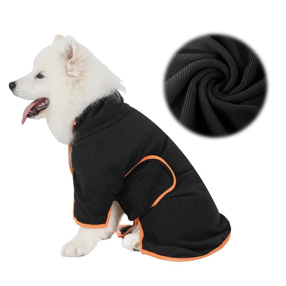 Absorbent Microfiber Dog Bathrobe Towel, Pet Grooming Drying Coat for Small, Medium & Large Dogs, Perfect After Bath Collection
