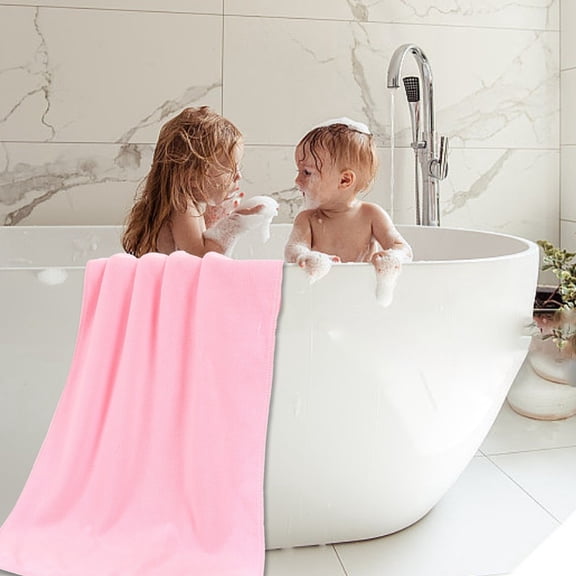 Absorbent Microfiber Towels For Household Cleaning And Duster Squares Made From Polyester For Indoor Use In Style, 60 cm×30 cm, Pink