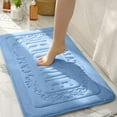 thumbnail image 1 of Absorbent Non Slip Bath Mat, Super Soft Machine Washable Bathroom Rug, Quick Dry Microfiber Floor Mat for Bath Tub and Sink Areas, 1 of 6